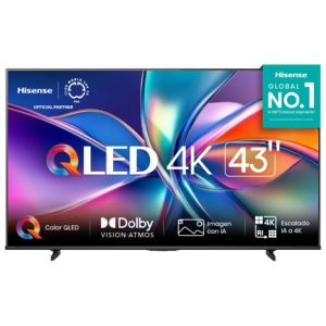 televisor hisense 43" qd6n qled vidaa uhd 4k