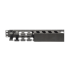 organizador intellinet cables 19" 1u horizontal plástico color negro