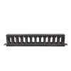 organizador intellinet cables 19" 1u horizontal plástico color negro