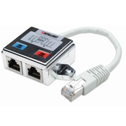 distribuidor intellinet rj45 modular 1x2 cat5e distribuidor intellinet rj45 modular 1x2 cat5e