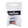 cople intellinet cat5e rj45 modular metálico utp ftp 8p8c h h color plateado