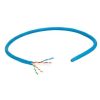 bobina cable intellinet cat 6 cca 305m sólida color azul