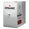 bobina cable intellinet cat 6 cca 305m sólida color gris