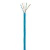 bobina cable intellinet cat 6 utp 305m sólida color azul