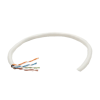 bobina cable intellinet utp red cat5e rollo cobre 305m sólido color gris