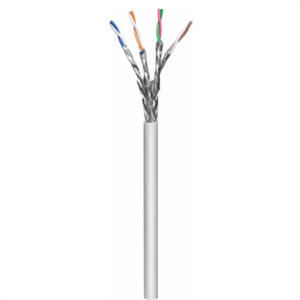 bobina cable intellinet utp cat6a sólida sftp 305m color gris