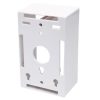 caja para pared intellinet 4.80cm profundidad color blanco