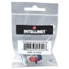jack intellinet cat 5e de impacto(keystone) color azul