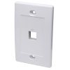 tapa intellinet para caja 1 perforación color blanco