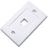 tapa intellinet para caja 1 perforación color blanco