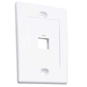 tapa intellinet para caja 1 perforación color blanco