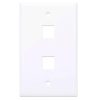 tapa intellinet para caja 2 perforaciones color blanco