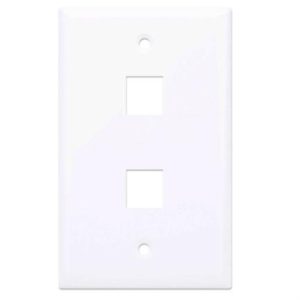 tapa intellinet para caja 2 perforaciones color blanco