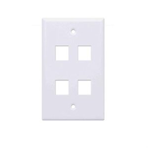 tapa intellinet para caja 4 perforaciones color blanco