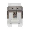 jack intellinet keystone cat6a de impacto utp color blanco