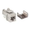 jack intellinet keystone cat6a de impacto utp color gris