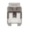 jack intellinet keystone cat6a de impacto utp color gris