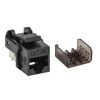 jack intellinet keystone cat6a de impacto utp color negro