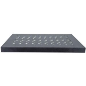 charola intellinet gabinete 19" 1u fija 35cm ventilada 50kg color negro