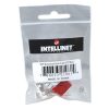 jack intellinet rj45/cat6 keystone de impacto utp color rojo
