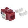 jack intellinet keystone de impacto rj45 cat5e color rojo