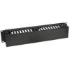 organizador intellinet cables 19" 2u horizontal plástico color negro