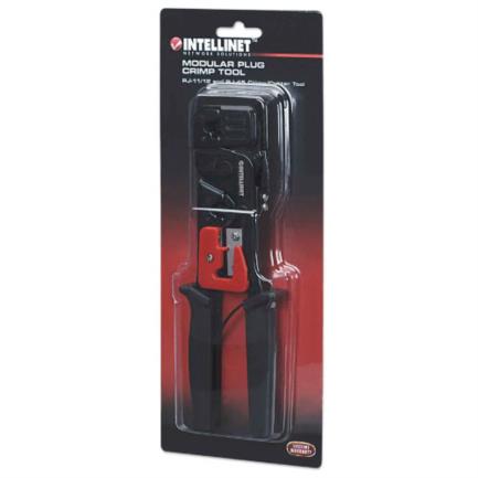 pinza intellinet crimpeo/corte para plug modular pinza intellinet crimpeo/corte para plug modular