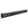 barra pduintellinet gab/rack 19" 1u contra sobrecarga on/off 8 contactos