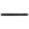 barra pduintellinet gab/rack 19" 1u contra sobrecarga on/off 8 contactos