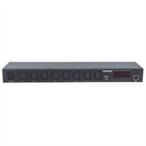 barra pdu intellinet multicontactos 8 salidas montaje en rack 19" color negro
