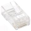 plug intellinet rj45 cat 5e utp multifilar 15 micras bote c/100 pzas