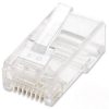 plug intellinet rj45 cat 5e utp sólido 15 micras bote c/100 pzas