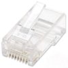 plug intellinet rj45 cat 6 utp multifilar 15 micras bote c/100 pzas