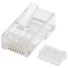 plug intellinet rj45 cat 6 utp sólido bote c/100 pzas
