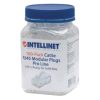 plug intellinet rj45 cat5e solido utp oro 50 micras pro bote c/100 pzas