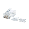 plug intellinet rj45 cat6a sólido oro 50 micras pro utp bote c/80 pzas
