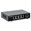 switch intellinet poe+ con 5 puertos gigabit color negro