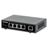 switch intellinet poe+ con 5 puertos gigabit color negro