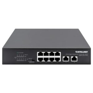 poe switch intellinet gb 8 ptos 32w pto 120w 2 r
