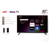 televisor jvc 43" smart tv roku fhd si43frf frameless