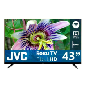 televisor jvc 43" smart tv roku fhd si43frf frameless