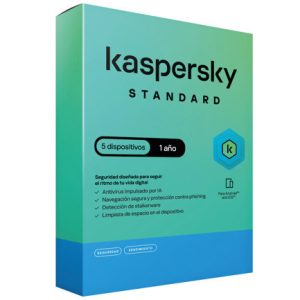 licencia antivirus kaspersky standard 1 año 5 dispositivos