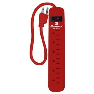 supresor rojo koblenz ss 300 c 300 joules 6 contactos aterrizados switch on/off