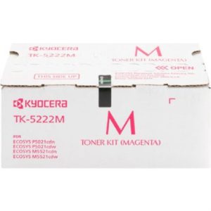 tóner kyocera tk 5222m 1.2k páginas compatible p5021cdn/p5021cdw/m5521cdn/m5521cdw color magenta