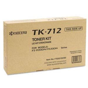 tóner kyocera tk 712 40k páginas compatible fs 9130dn/9530dn color negro