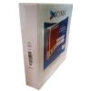 carpeta panorámica kyma de vinil tamaño oficio 2" aro en "o" blanca