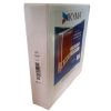 carpeta panorámica kyma de vinil tamaño oficio 3" aro en "o" blanca