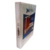 carpeta panorámica kyma de vinil tamaño oficio 1" aro en "d" blanca
