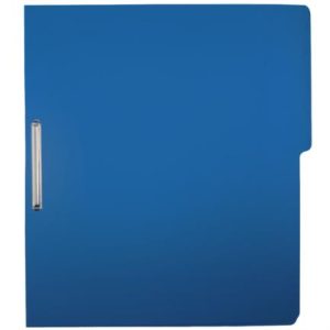 carpeta pressboard kyma c/broche 8cm tamaño carta azul obscuro paquete c/5