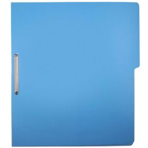 carpeta pressboard kyma c/broche 8cm tamaño carta azul claro paquete c/5